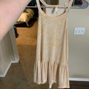 Lauriebelles Brooke Babydoll Tank in peach.